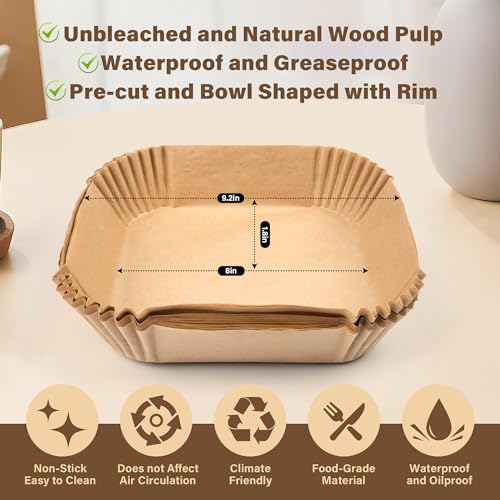 Air Fryer Liners Disposable (250 Count)