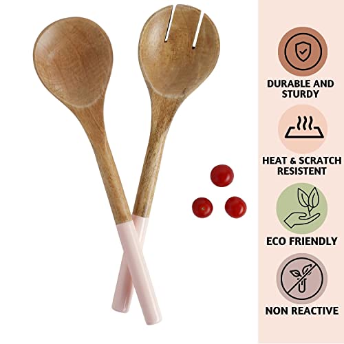 Salad Servers or Salad Tongs (Pink / 12 inch)
