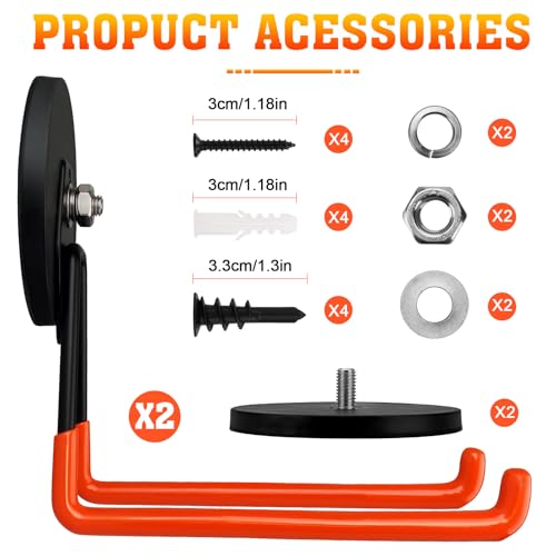 Heavy Duty Magnetic Garage Hook (Large/2 PCS Magnetic Hooks)