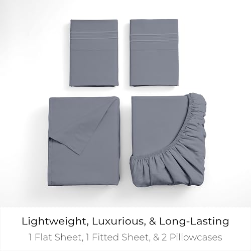 Iconic 4 Piece (1375 Mineral Gray / Queen)