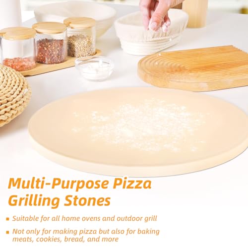 Pizza Stone 5 PCS Set (15" Round)
