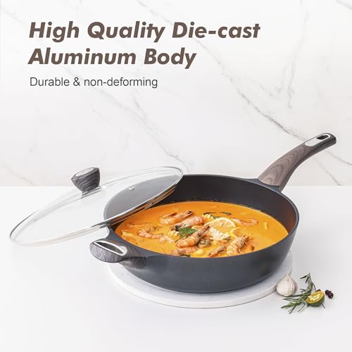 Pots and Pans Set Nonstick (Classic Black)