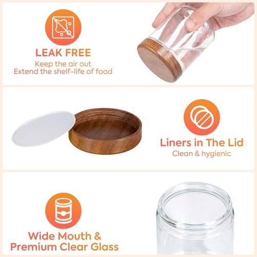 Glass Spice Containers for Kitchen (12)
