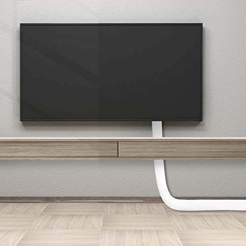 6.6ft - 1/2 inch White Cable Sleeve, Cable Organizer for Desk PC TV Computer, Wire Protector Cable Wrap Cover, Cord Management for Home Office (6.6 Foot)