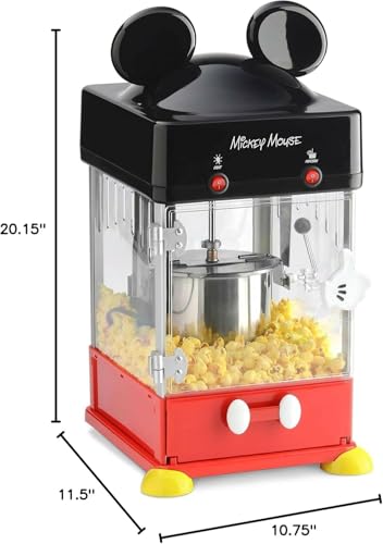 Disney Mickey Mouse Kettle Style Popcorn Popper by Select Brands