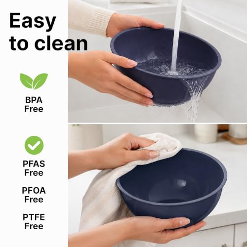 12 Piece Plastic Mixing Bowls with Leak (452.48 Count)