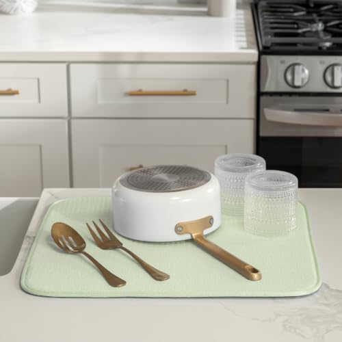Dish Drying Mat (Mint Green / 16" x 18")