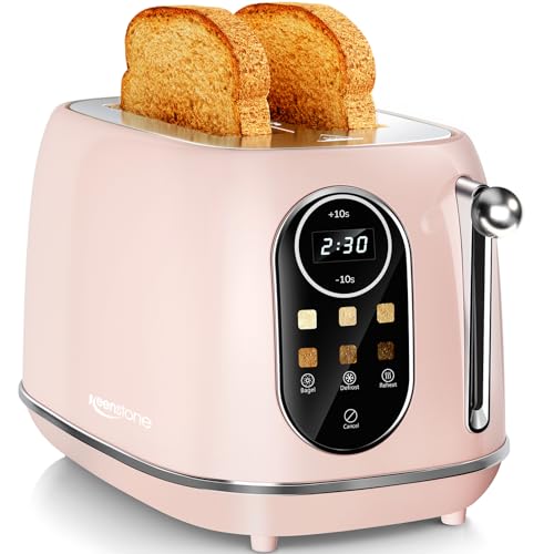Smart Touch Screen Toaster 2 Slice (Extra Wide Slot / Pink)