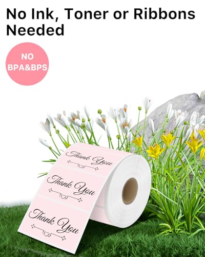 3" x 2" Thermal Labels (3"x2" / Pink)