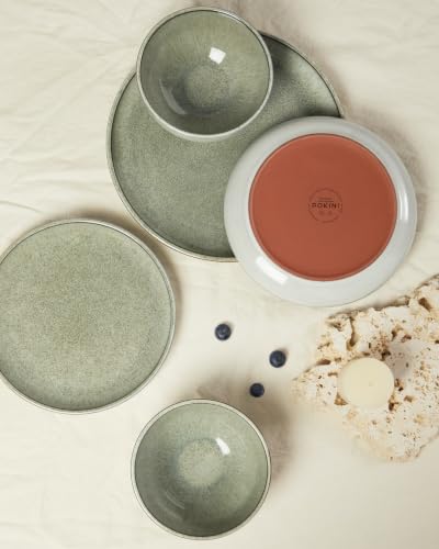 Ceramic Dinnerware Sets for 4 (Slate Gray / Set (12pcs))
