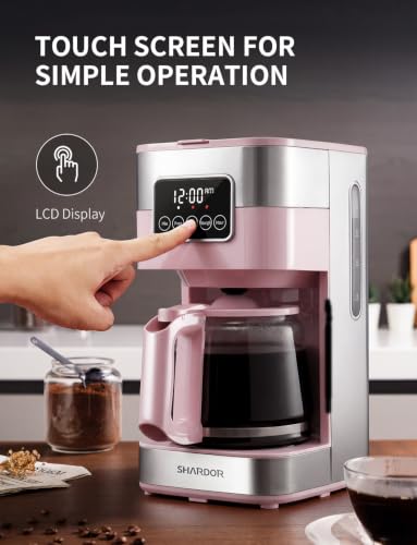 10 Cup Programmable Coffee Maker (Pink)