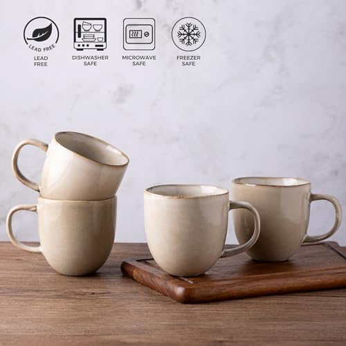 12oz Coffee Mugs (Set of 6 / Cappuccino)