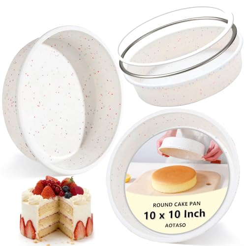 10 inch Silicone Round Cake Pans (Round / 10 inch)