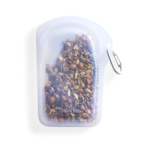 Premium Reusable Silicone Food Storage Bag (Clear / Go Bag)