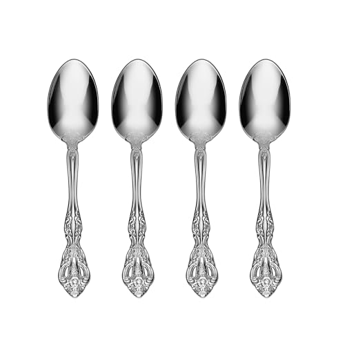 Michelangelo Fine Flatware Teaspoons (Set of 4 / Teaspoons, Set of 4)