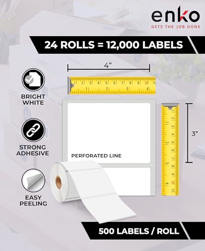 4 x 3 in 24 Rolls (24 Count)