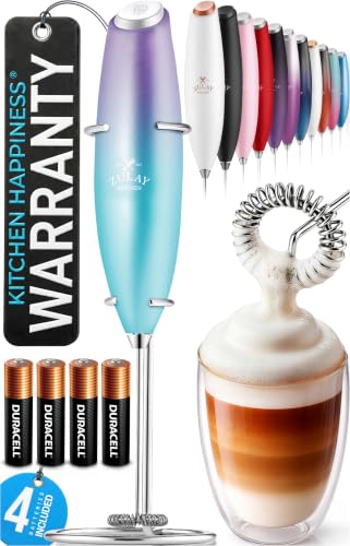 Powerful Milk Frother Wand With Duracell Batteries