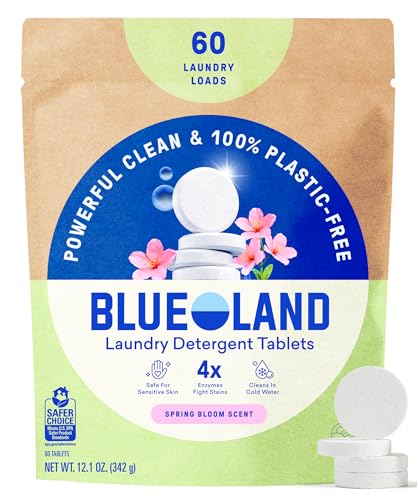100% Plastic Free Laundry Detergent Tablets (60 Count)