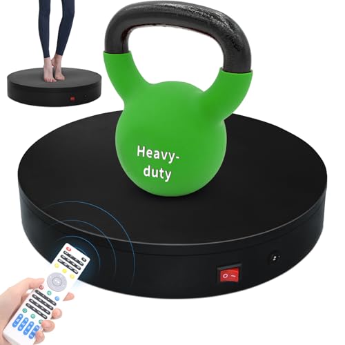 12.6In Remote Motorized Electric Turntable Rotating Display Stand Rotating Platform Photography Turntable motorized lazy susan base giratoria para for Photography