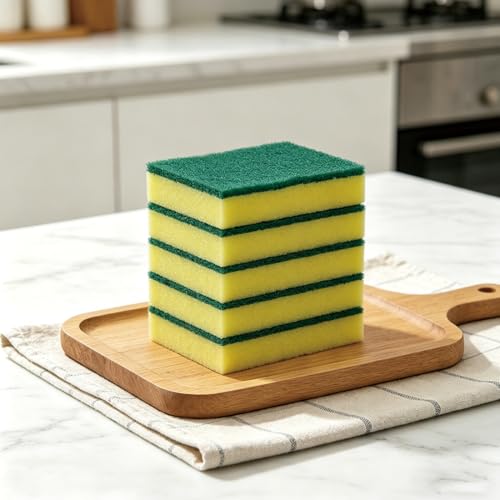Sponges Kitchen (Yellow-Rectangle Shape / 24 Count)