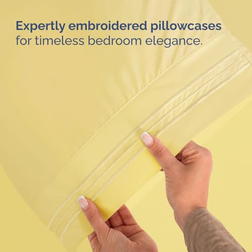 Flex Top Split Head King 4 Piece Sheet Set (29 - Yellow / Split Head/Flex Top)