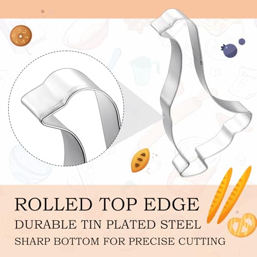 2 Pcs 5 Inch One Silly Goose Party Supplies Goose Cookie Cutter (Goose)