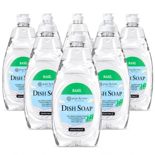 Botanicals Liquid Dish Soap (24 Fl Oz (Pack of 8))
