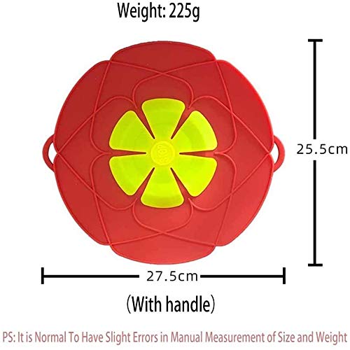2 Pack Spill Stopper Lid Cover (Red+Green)