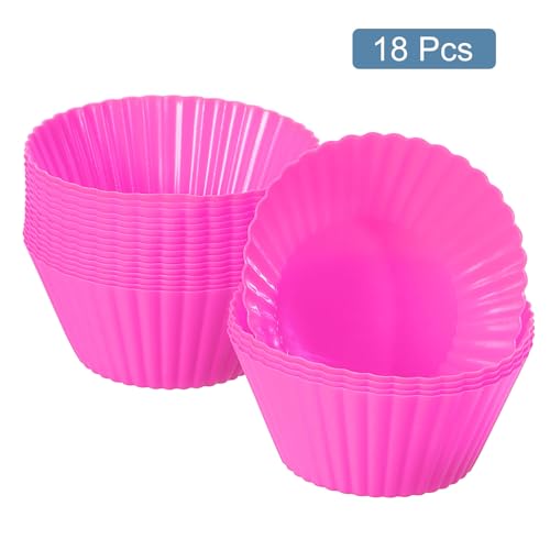 18Pcs Silicone Cupcake Liners
