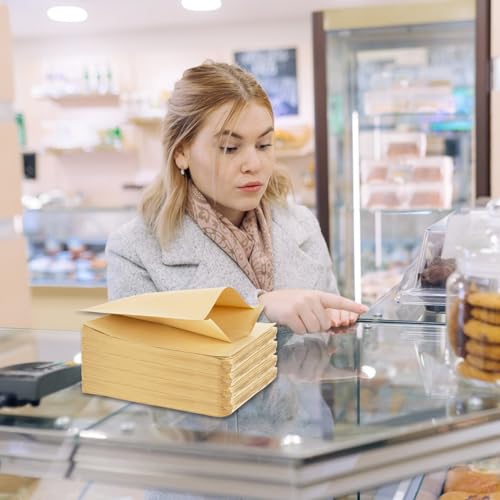 Wax Paper Sandwich Bags 8x6 inch Wax Paper Bags for Food (Kraft-800PCS / 8x6 inch)