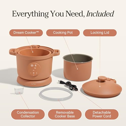 Dream Cooker 6 Qt Ceramic Nonstick Pressure Cooker & Multicooker (Spice)