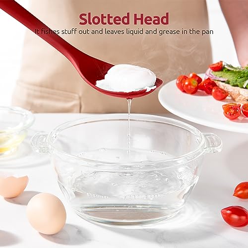 Silicone Spoons Set of 2 (Red)