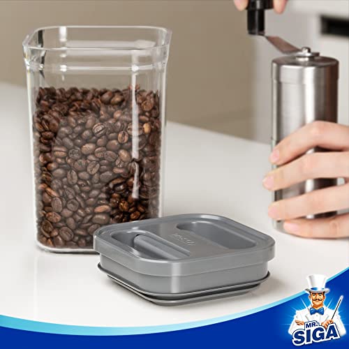 4 Pack Airtight Food Storage Container Set for Pantry Organization