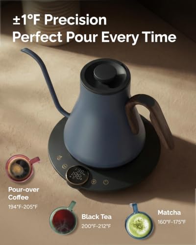 Gooseneck Electric Kettle (Navy Blue)