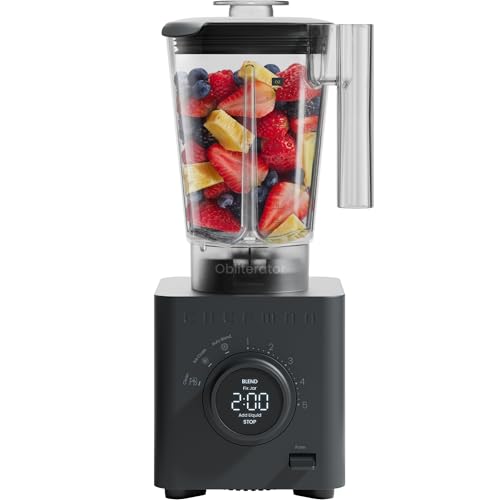 Obliterator 48 oz Countertop Blender for Smoothies (Midnight / Power Blender)
