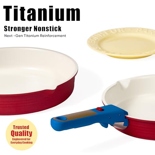 17Pcs Titanium Cookware Set