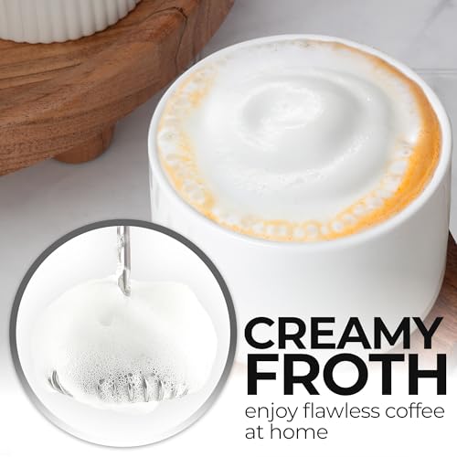 Rechargeable Milk Frother Handheld (Zulay Dynamic Black & Red / Rechargeable Z1 Motor Max)