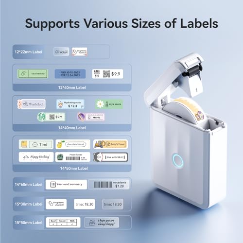 D110 Label Maker Machine with Tape