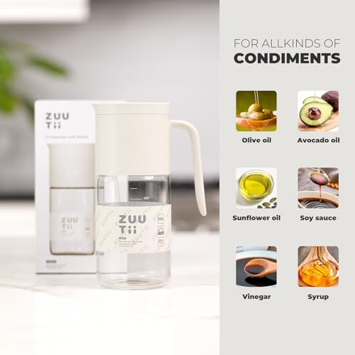Olive Oil Dispenser Bottle 18.6oz (Light Cream)