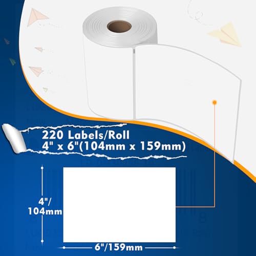 L Liked 6600 Direct Thermal Labels 4" x 6" (30 Rolls)