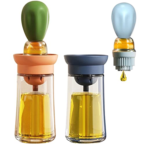 Oil Dispenser with Brush (Blue+Green)