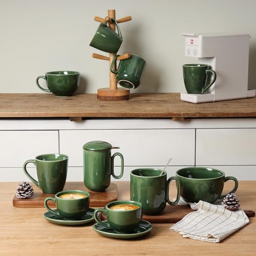 Ceramic Coffee Mug Set (Green)