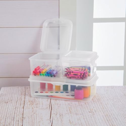 18038612 Small Flip Top Storage Box (1.5 Cubic Feet / 24 Pack)