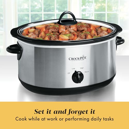 7 Quart Manual Slow Cooker (7-Quart / Stainless Steel)