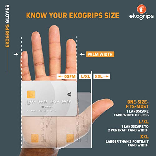 Ekogrips Premium Heat Resistant BBQ Grilling Gloves for Indoor and Outdoor Cooking (Large-X-Large / Gray)