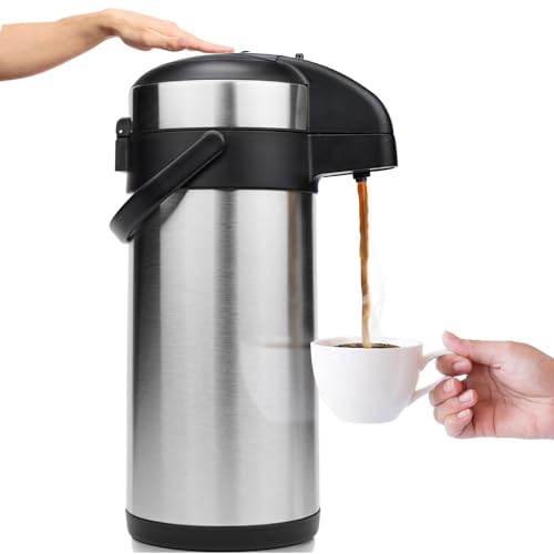 Airpot Coffee Dispenser with Pump (169 Ounces / 1 Pack)