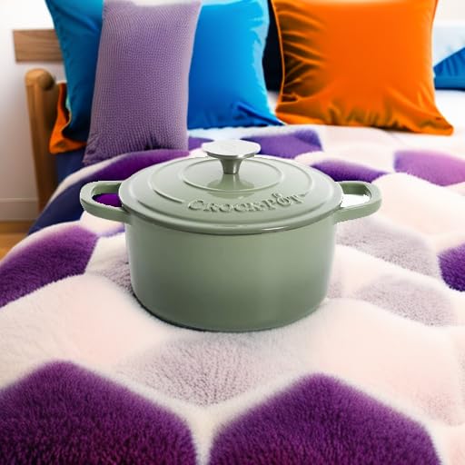 Artisan Round Enameled Cast Iron Dutch Oven (Pistachio Green / 3-Quart)