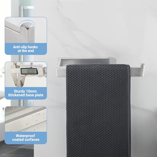 Bathroom Hand Towel Holder (Brushed Nickel)