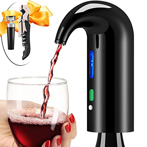 Wine Aerator Electric Wine Decanter Best Sellers One Touch Red (Pro / Space Black)