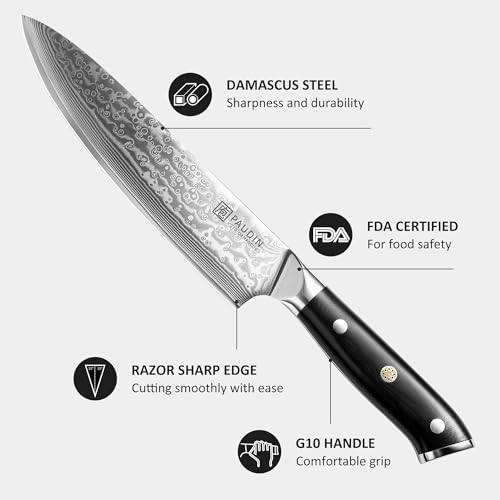 Chef Knife 8 Inch (Black)